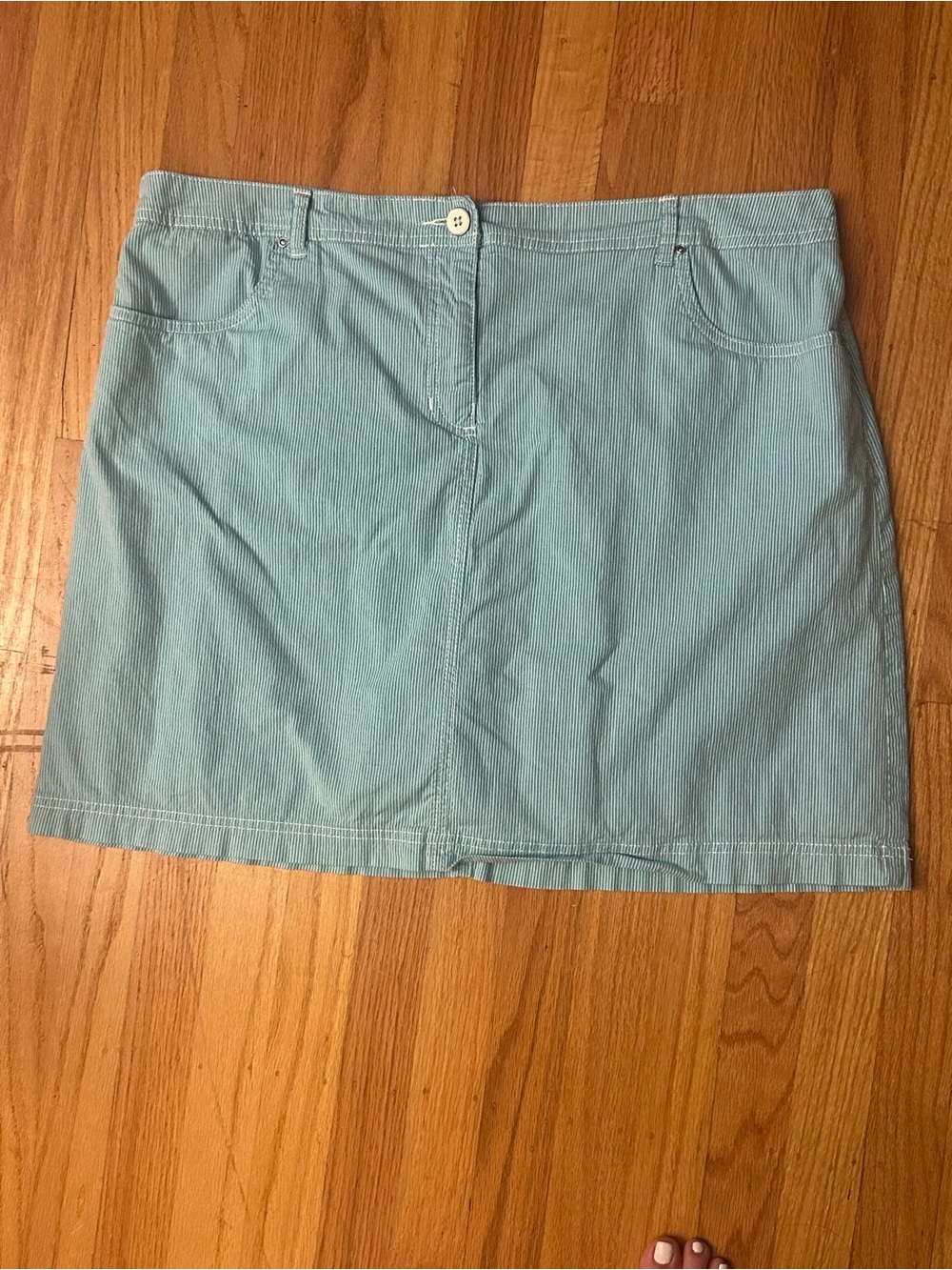 Karen Scott Light Teal Skort - 16